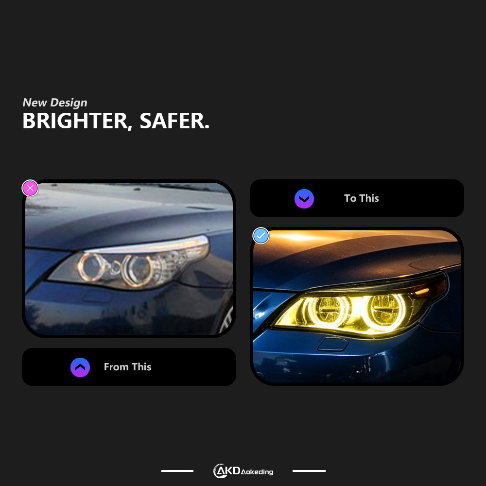 Headlight For BMW E60 5 Series - Darkroom Enlarger Lens 评论和价格