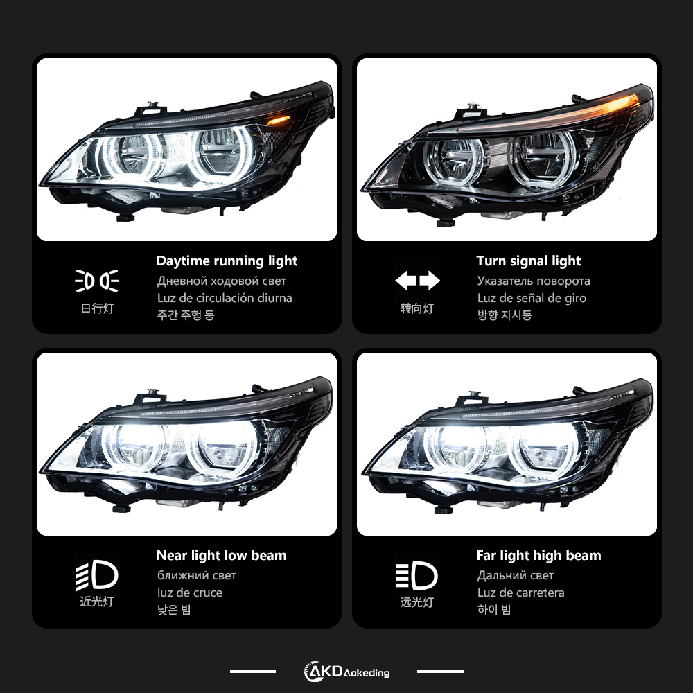 Headlight For BMW E60 5 Series - Darkroom Enlarger Lens 评论和价格