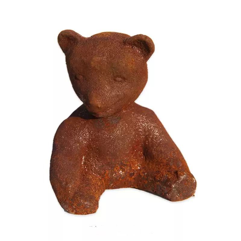 Rustic Cast Iron Bear Figurine - Vintage Collectible Bears 评论和价格