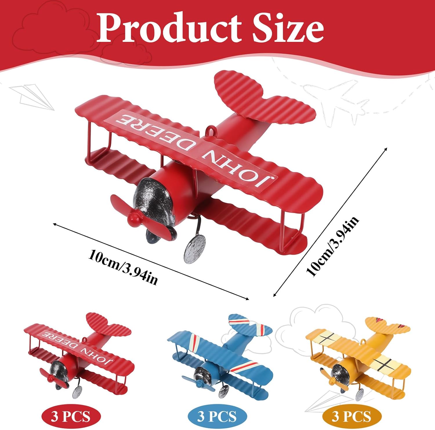 Vintage Metal Airplane Model R - Vintage Collectible Christmas Ornaments 评论和价格