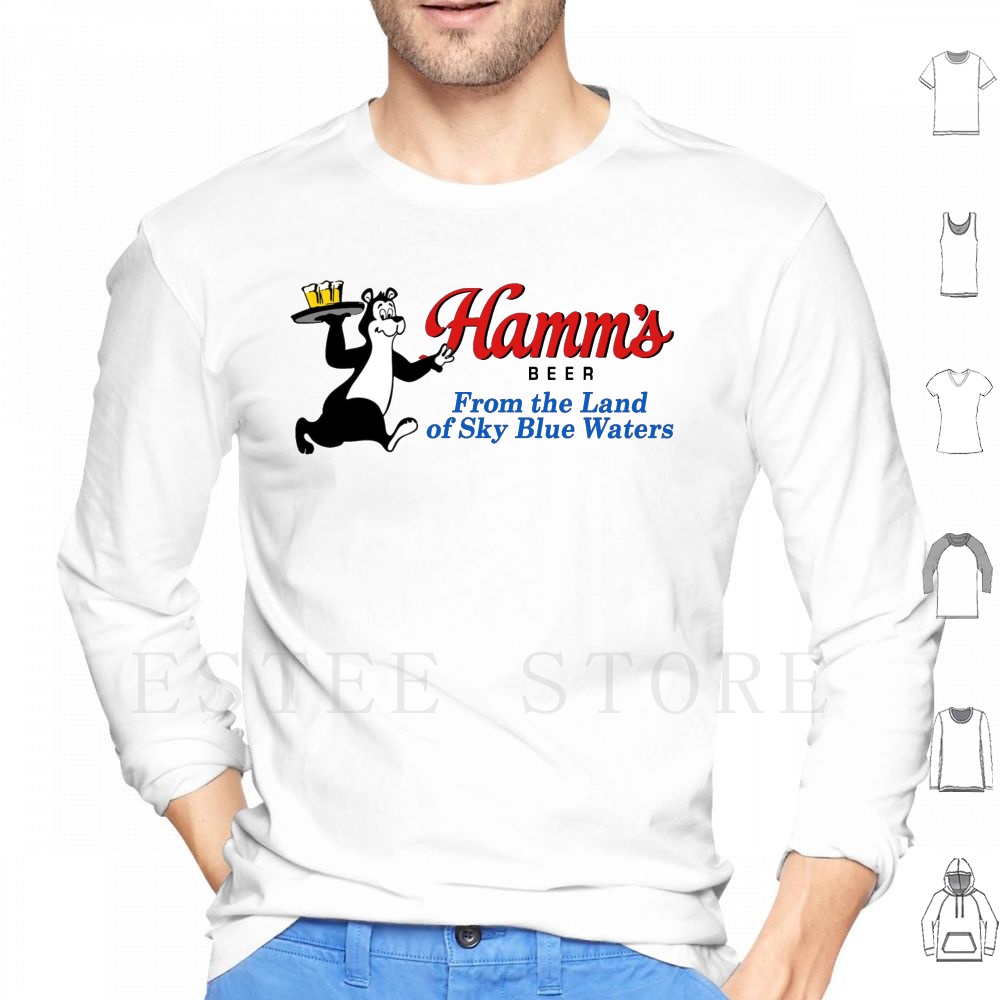 Hamm's Beer Bear Design Hoodie - Vintage Collectible Bears 评论和价格