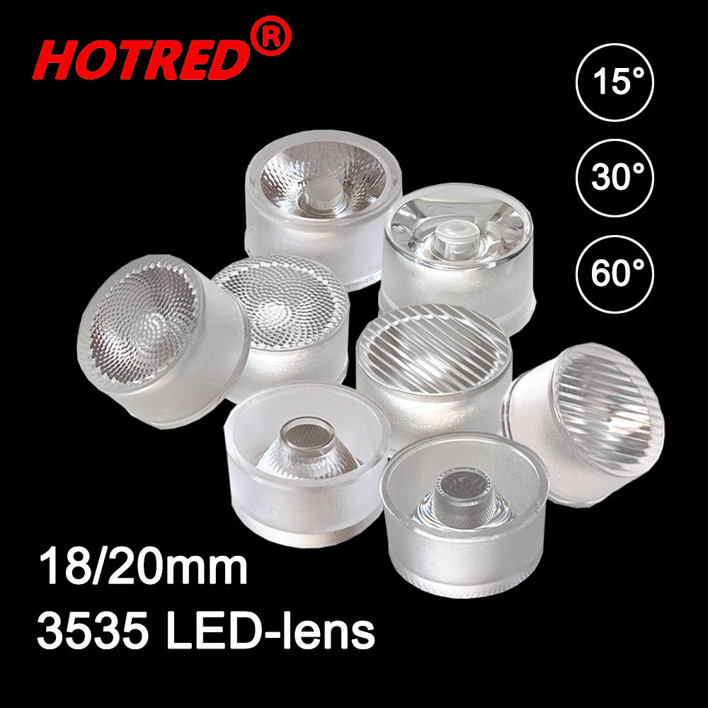 10-100pcs LED Lens 3535 1W 3W  - Darkroom Enlarger Lens 评论和价格