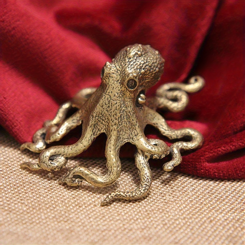 Vintage Bronze Octopus Tea Pet - Vintage Collectible Figurines 评论和价格