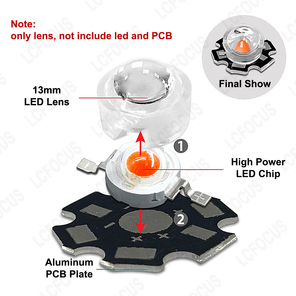 1W 3W 5W Mini LED Lens 15 30 4 - Darkroom Enlarger Lens 评论和价格