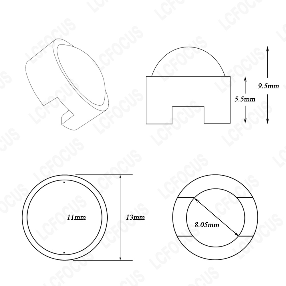 1W 3W 5W Mini LED Lens 15 30 4 - Darkroom Enlarger Lens 评论和价格