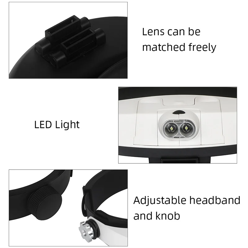 Headband Magnifier Soldering G - Darkroom Enlarger Lens 评论和价格