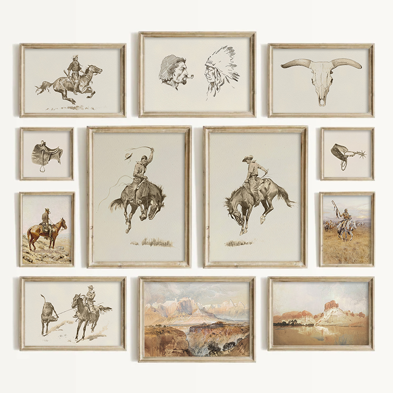 Southwestern Style Cowboy Wall - Vintage Toy Collector 评论和价格