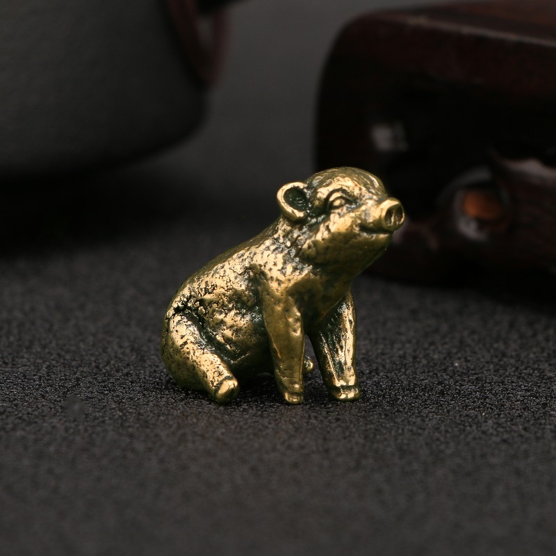 Retro Chinese Zodiac Pig Archa - Vintage Collectible Christmas Ornaments 评论和价格