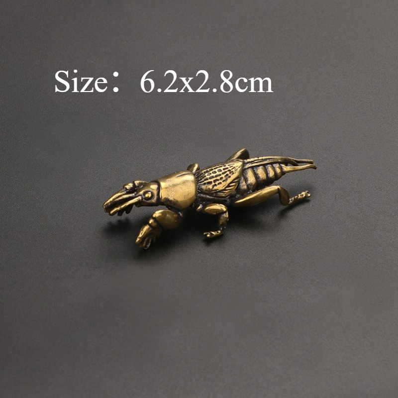 1 PC Solid Brass Carved Mini I - Vintage Collectible Christmas Ornaments 评论和价格