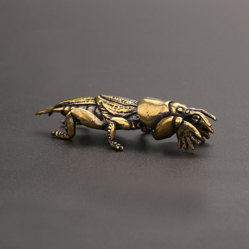 1 PC Solid Brass Carved Mini I - Vintage Collectible Christmas Ornaments 评论和价格