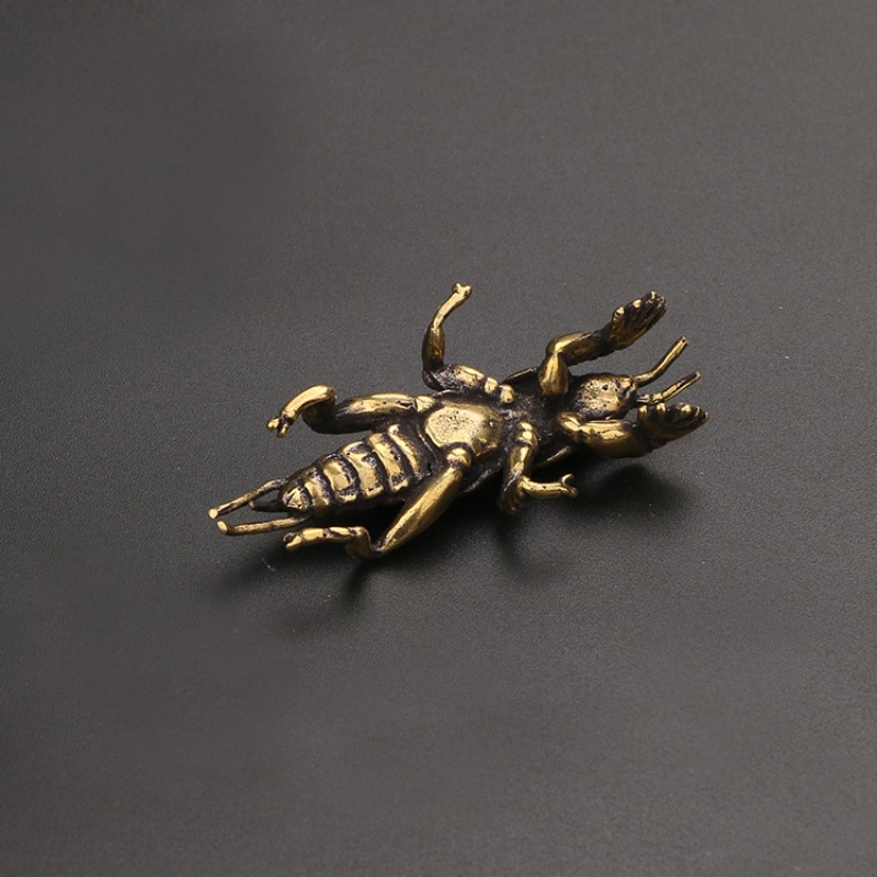 1 PC Solid Brass Carved Mini I - Vintage Collectible Christmas Ornaments 评论和价格