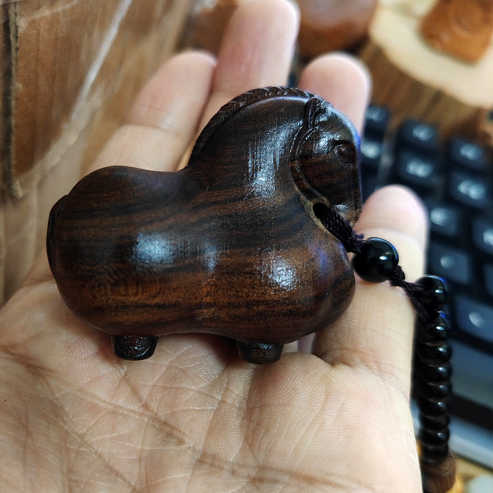 Tang‑Style Horse Wooden Hand P - Vintage Collectible Classics 评论和价格